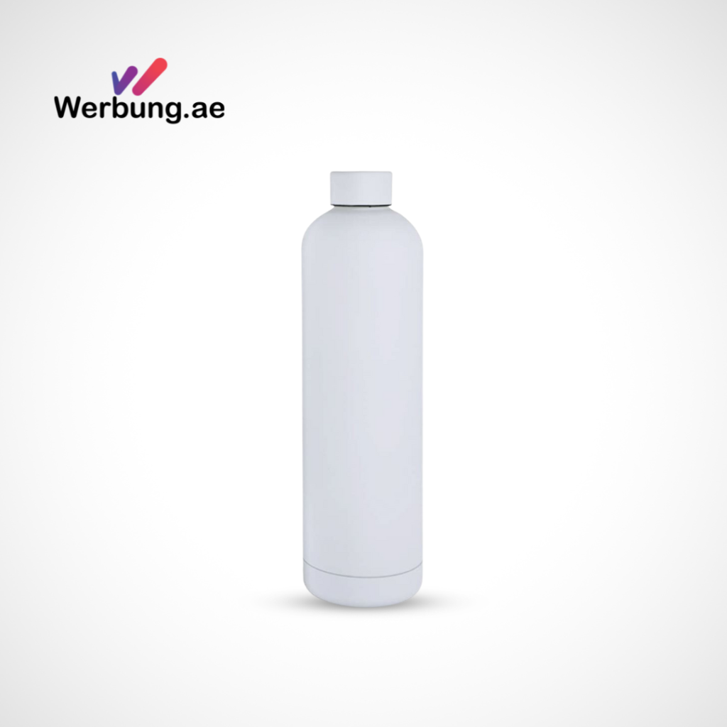 Soft Touch Insulated Water Bottle - 1000ml -white - WRB-55137-(SJ)