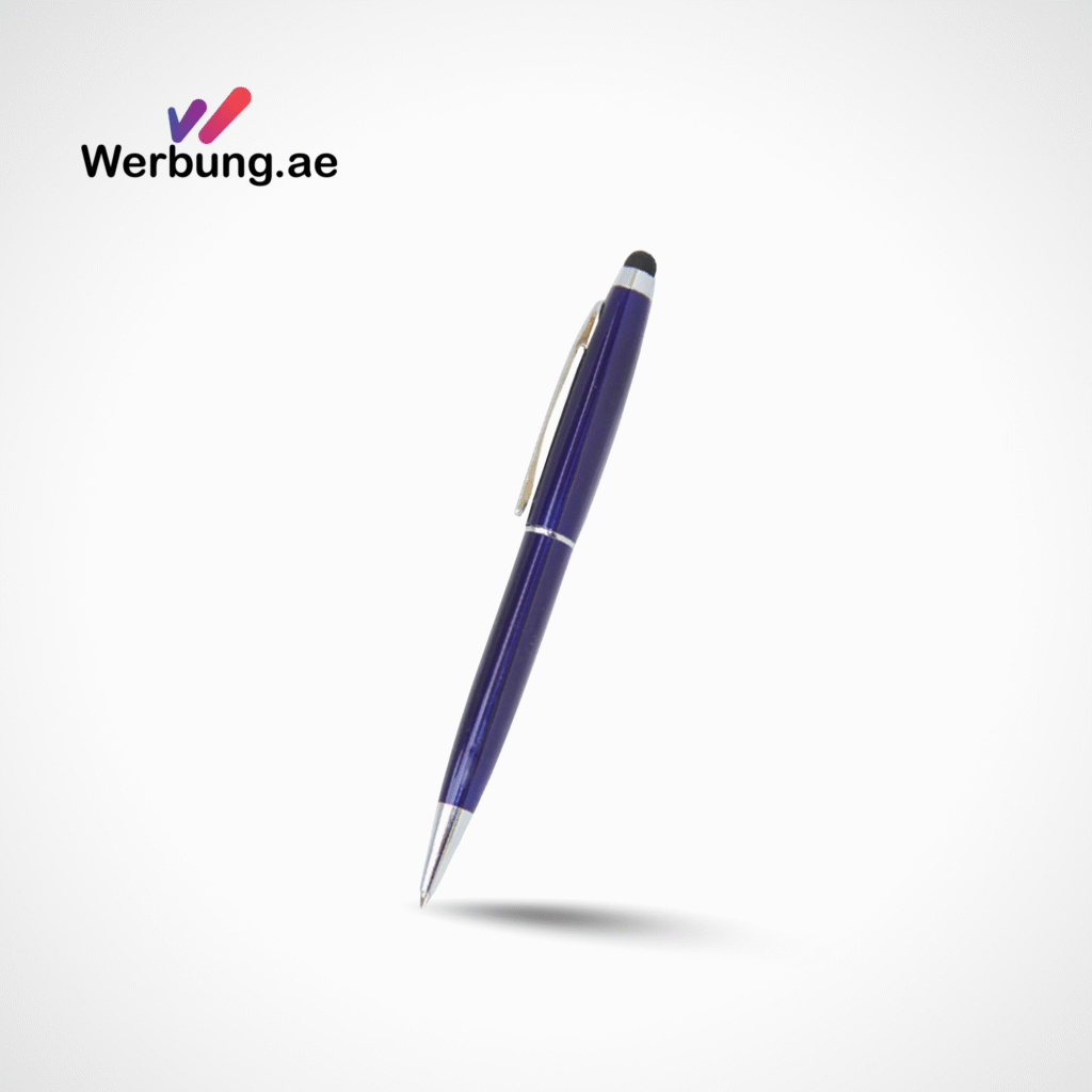 METAL BALL PEN WITH STYLUS ROYAL BLUE - WRB - 55211 (KA)