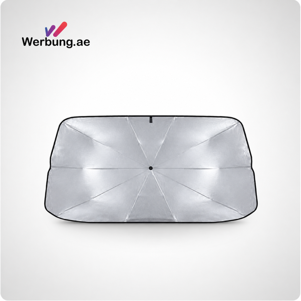 Umbrella Sunshade Silver with Black Border WRB - 62113