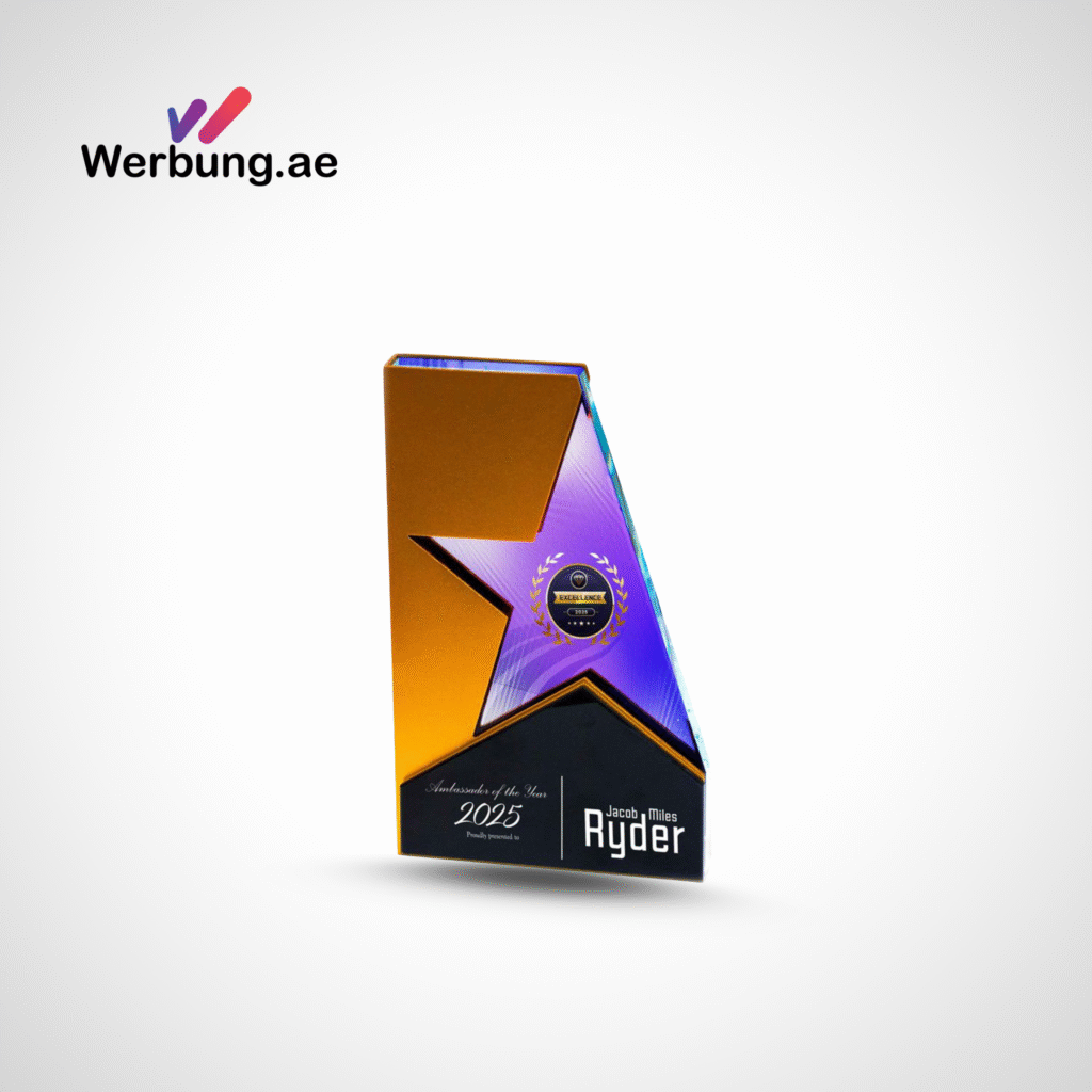 Golden Prestige Crystal Trophy