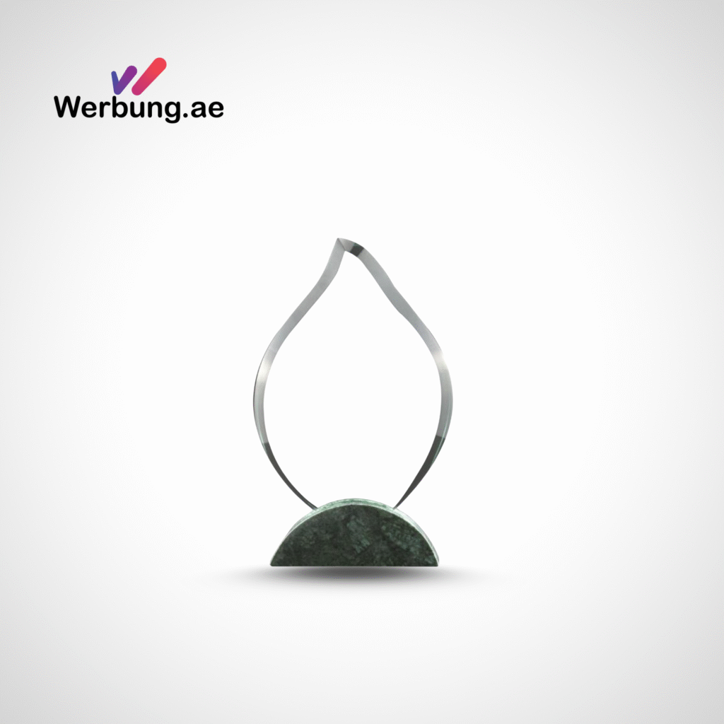 Marble Base Crystal Trophy