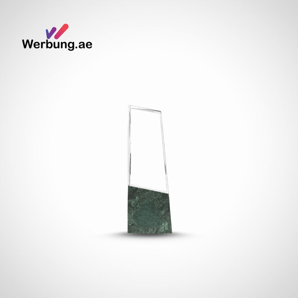 Marble Base Crystal Trophy