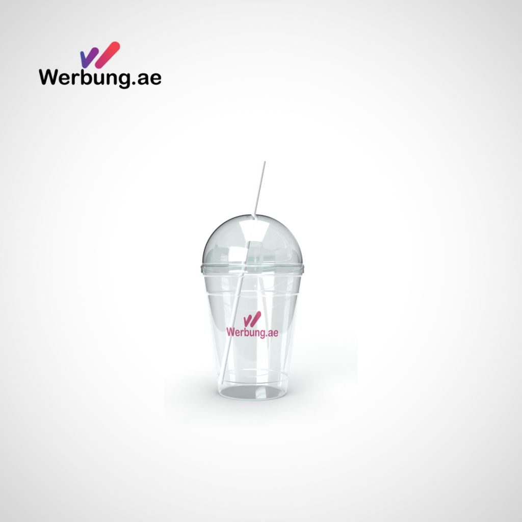Paper Cup Custom Dome-Lid Plastic Cup - WRB - 56107